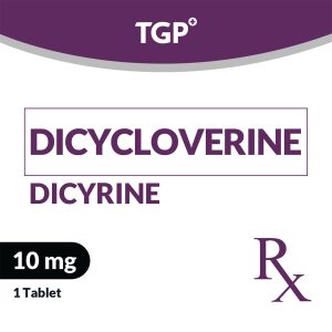 Rx: DICYRINE Dicycloverine Tab 10mg