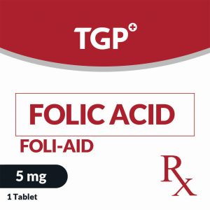 Rx: FOLI-AID Folic Acid Cap 5mg