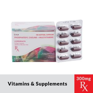 Rx: LIVERHEALTH Phosphatidyl Choline+Multi Vitamins 300mg Capsule - Image 1
