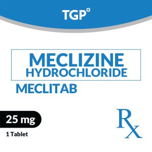 Rx: MECLITAB Meclizine HCI Chewable Tab 25mg