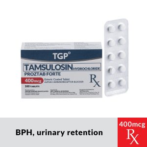Rx: PROZTABFORTE Tamsulosin Tab 400mcg