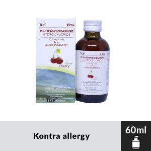 Rx: TGP Diphenhydramine Syr 12.5mg 60ml
