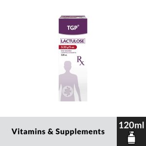 Rx: TGP Lactulose Syrup 3.35g/5ml 120ml