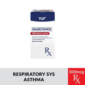 Rx: TGP Salbutamol Inhaler 100mcg/200 Actuation