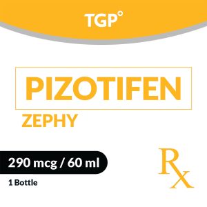 Rx: ZEPHY Pizotifen Syr 290mcg/60ml