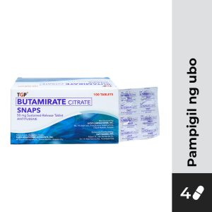 SNAPS Butamirate Citrate 50mg Tablet 4s