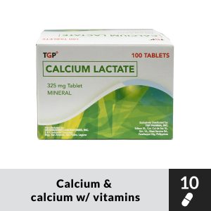 TGP Calcium Lactate Tablet 325mg 10s