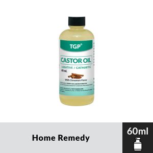 TGP Castor Oil Laxative/Cathartic with Cinnamon Flavor 60ml