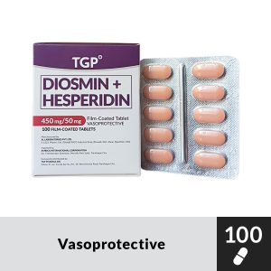 TGP Diosmin + Hesperidin 450mg/50mg Film Coated Tablet 100s