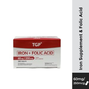 TGP Iron + Folic Tablet 60mg/250mcg