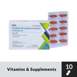 TRU E Vitamin E 400IU Softgel Capsule 10s