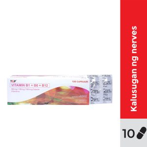 VITAMIN B1 + B6 + B12 300mg/100mg/100mcg Capsule 10s