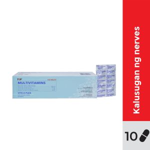 VITE-E-PLEX Vitamin B1+B6+B12+Vitamin E 300mg/100mg/100mcg Tablet 10s